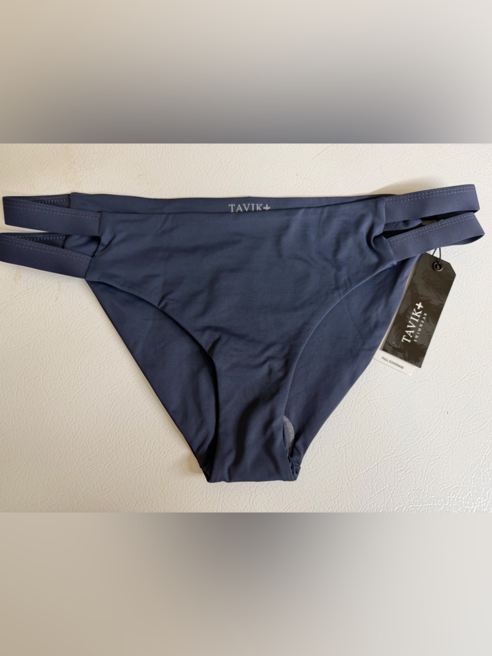 Tavik Navy Swim Bottoms with Subtle Logo